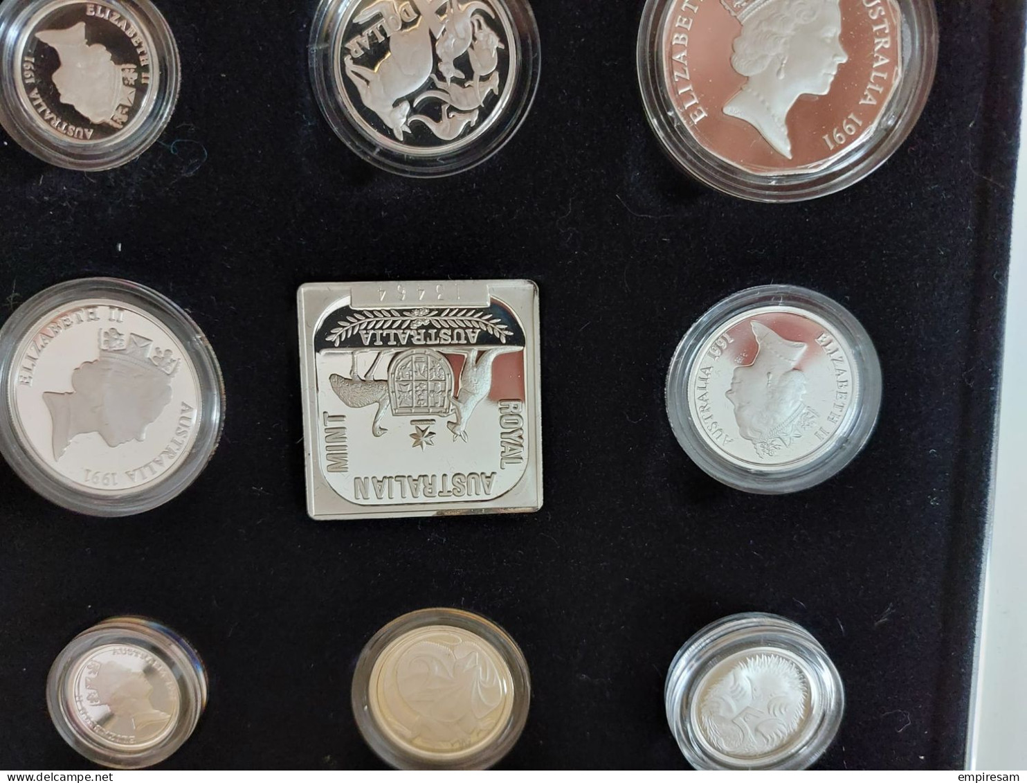 AUSTRALIA - 1991 - 25TH Anniv. Of Decimal Currency- Masterpieces In Silver - Ongebruikte Sets & Proefsets