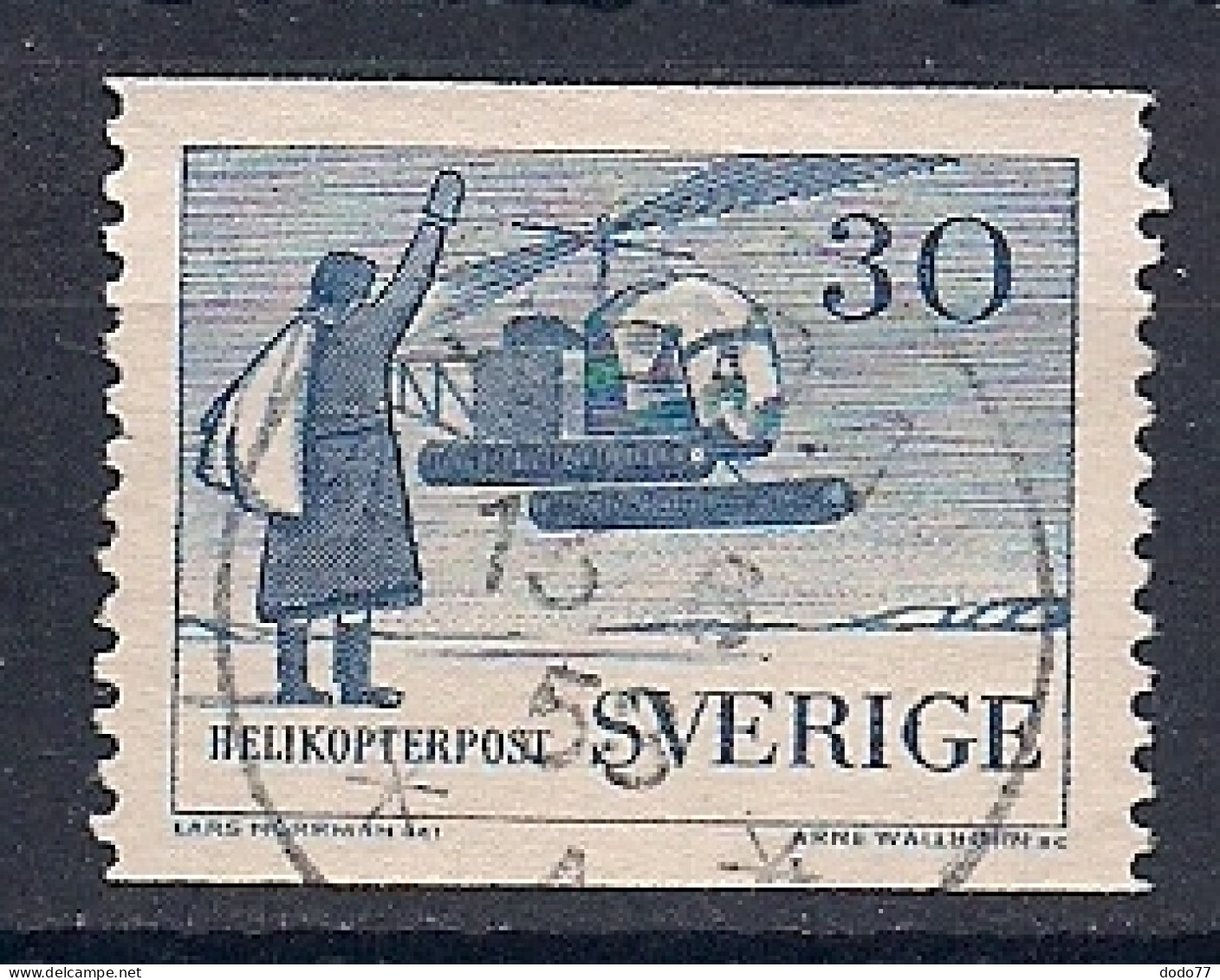 SUEDE  POSTE AERIENNE   N°   8   OBLITERE - Used Stamps