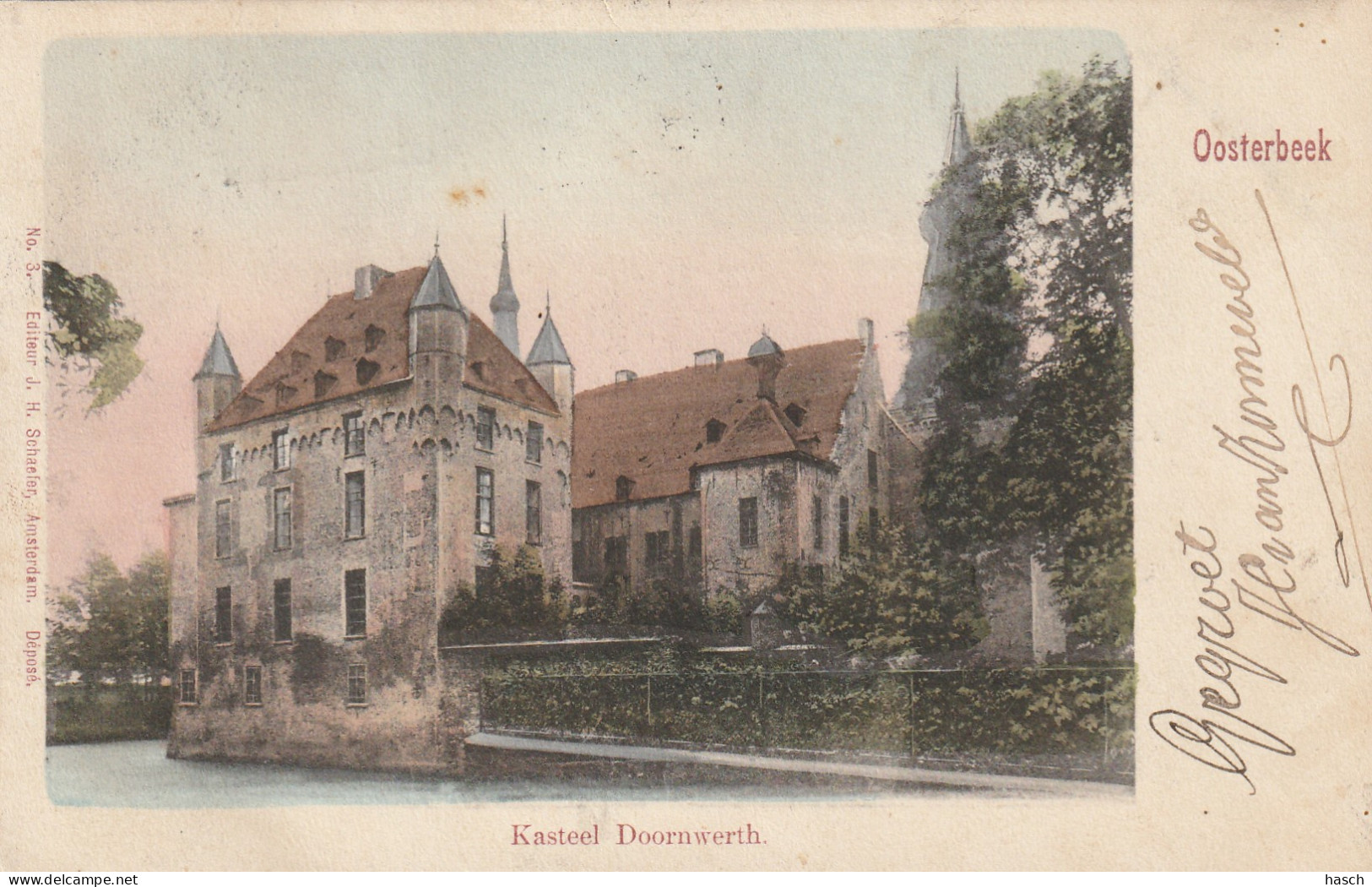 4906 135 Oosterbeek, Kasteel Doornwerth. 1903.  - Oosterbeek