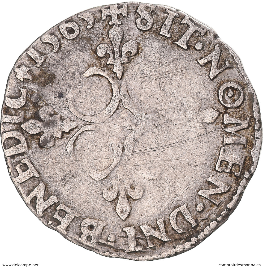 Monnaie, France, Charles IX, Sol Parisis, 1565, Paris, TB+, Billon, Gadoury:414 - 1560-1574 Karl IX.