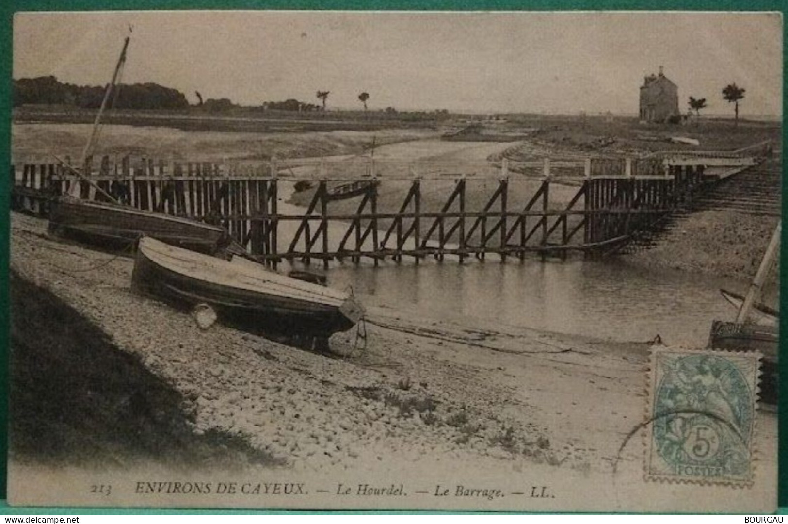 80 / Somme / Environs De Cayeux / Le Hourdel / Le Barrage / N°: 213 / Edit : LL - Le Hourdel