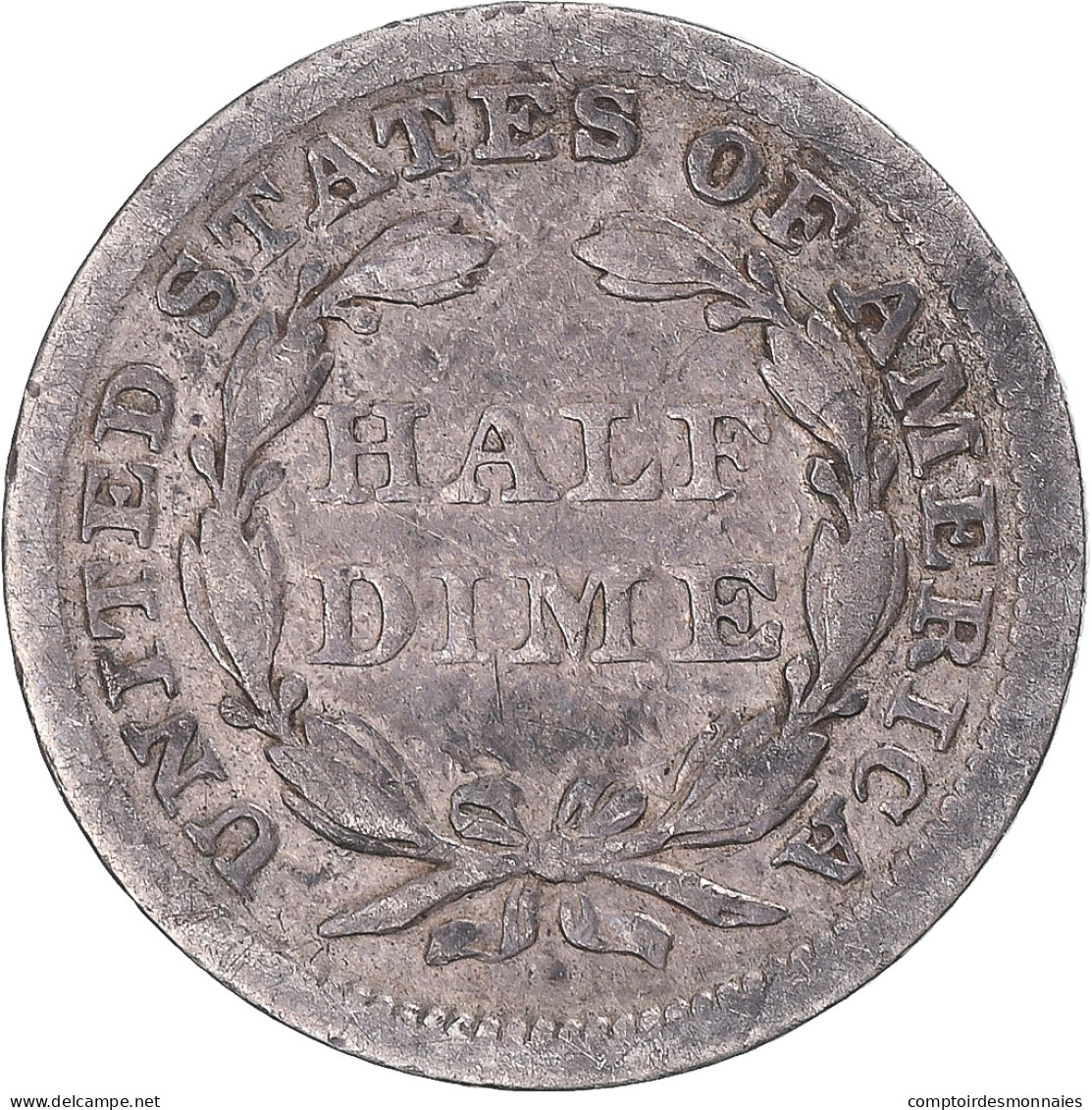 Monnaie, États-Unis, Seated Liberty Half Dime, Half Dime, 1851, U.S. Mint - 1839-1891: Seated Liberty