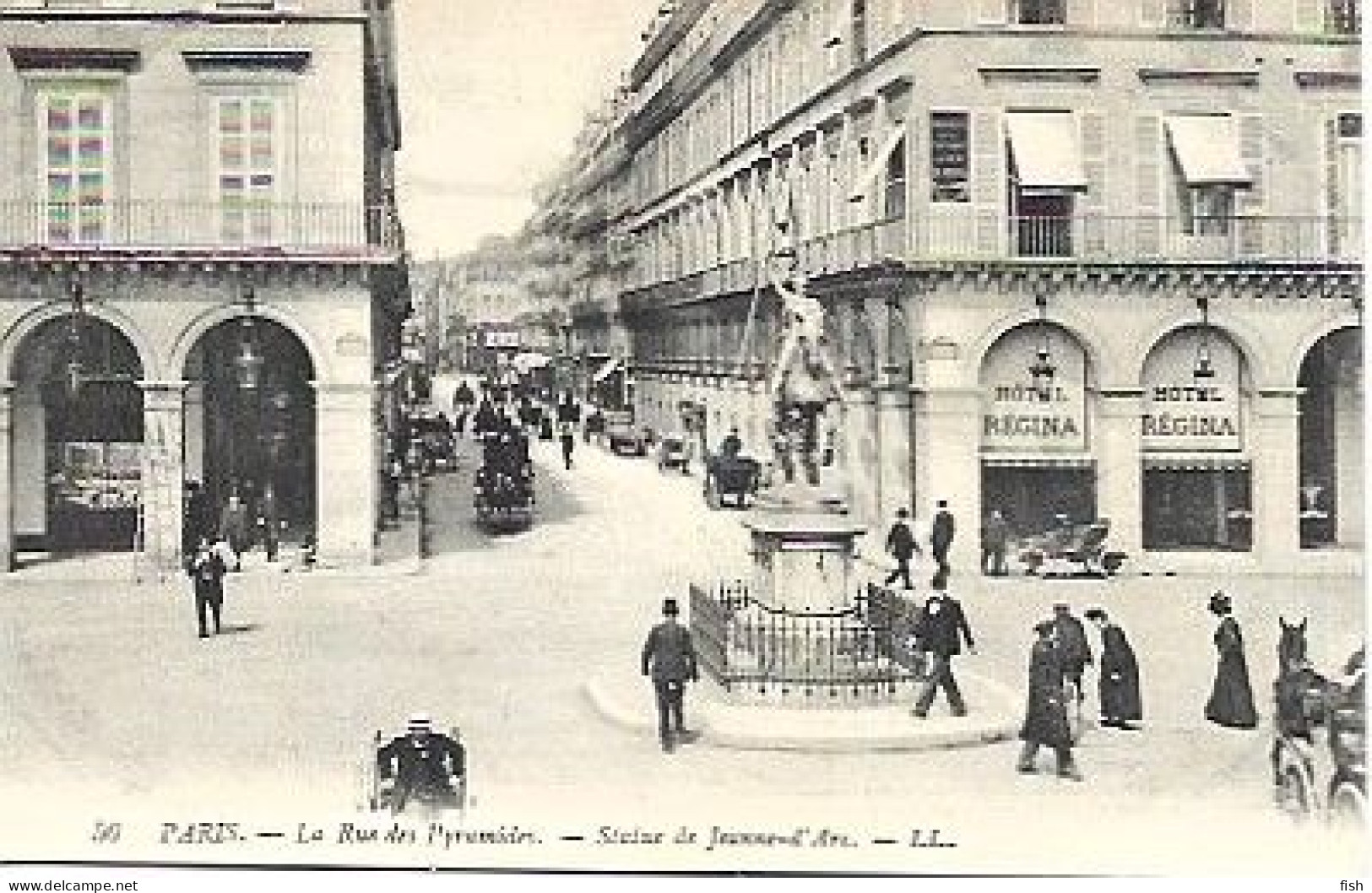 France ** & Postal,  Paris, La Rue Des Pyramides, Statue De Jeanne D'Arc (56) - Statues