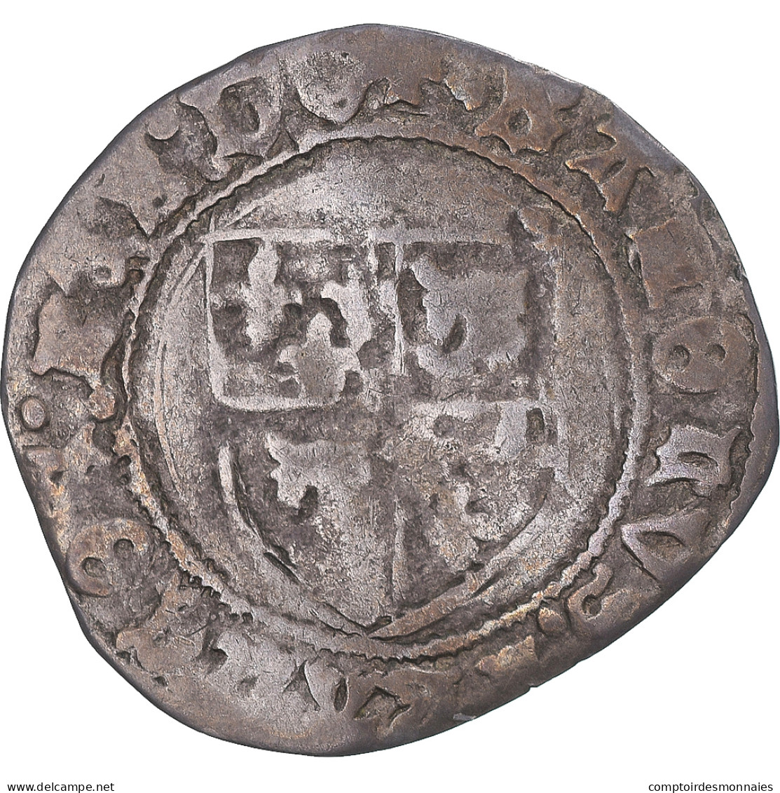 Monnaie, France, Charles VIII, Douzain Du Dauphiné, 1483-1498, Romans, 1er Type - 1483-1498 Karl VIII. Der Freundliche