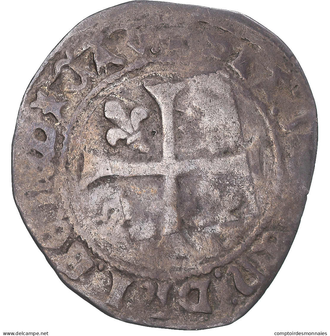 Monnaie, France, Charles VIII, Douzain Du Dauphiné, 1483-1498, Romans, 1er Type - 1483-1498 Karl VIII. Der Freundliche