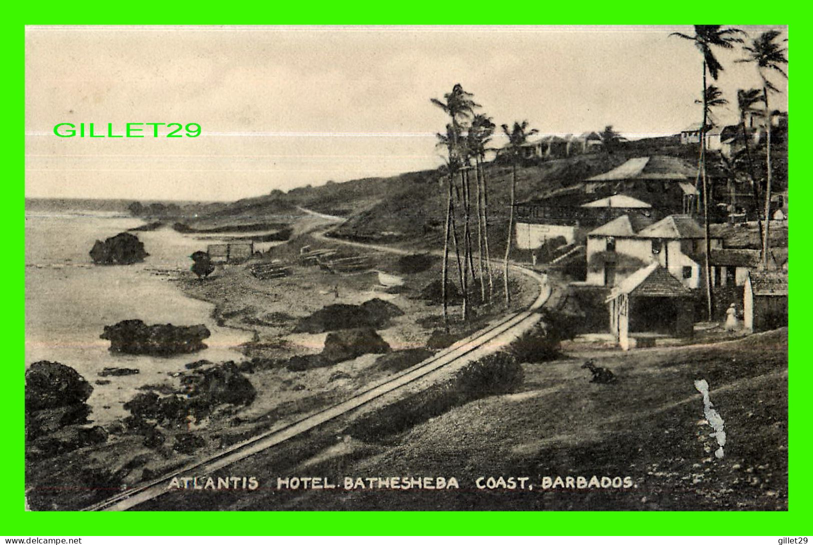 BARBADOS - ATLANTIS HOTEL BATHESHEBA COAST - PUB. BY COLLIN'S CARLISLE PHARMACY - - Barbades