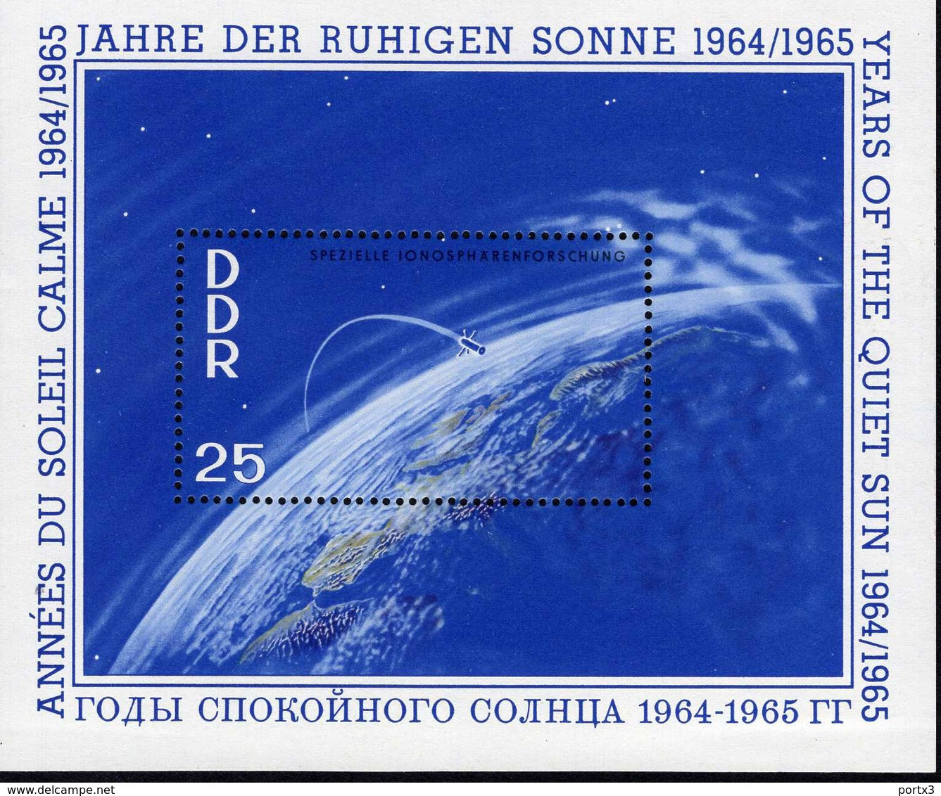 DDR Block 020 - 22 Jahr Der Ruhigen Sonne Postfrisch MNH *** - 1950-1970