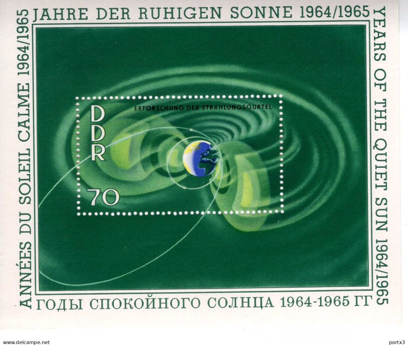 DDR Block 020 - 22 Jahr Der Ruhigen Sonne Postfrisch MNH *** - 1950-1970