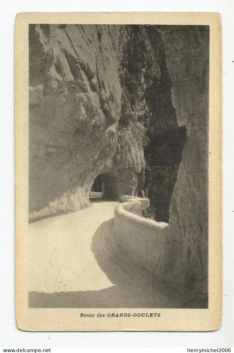 38 Isère Route Des Grands Goulets Cliché Oddoux Grenoble - Vercors