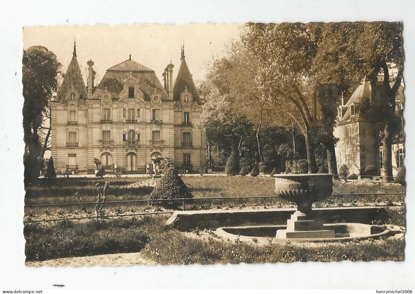 91 Essonne Chilly Mazarin Chateau Chilly Fontaine Style Carte Photo - Chilly Mazarin