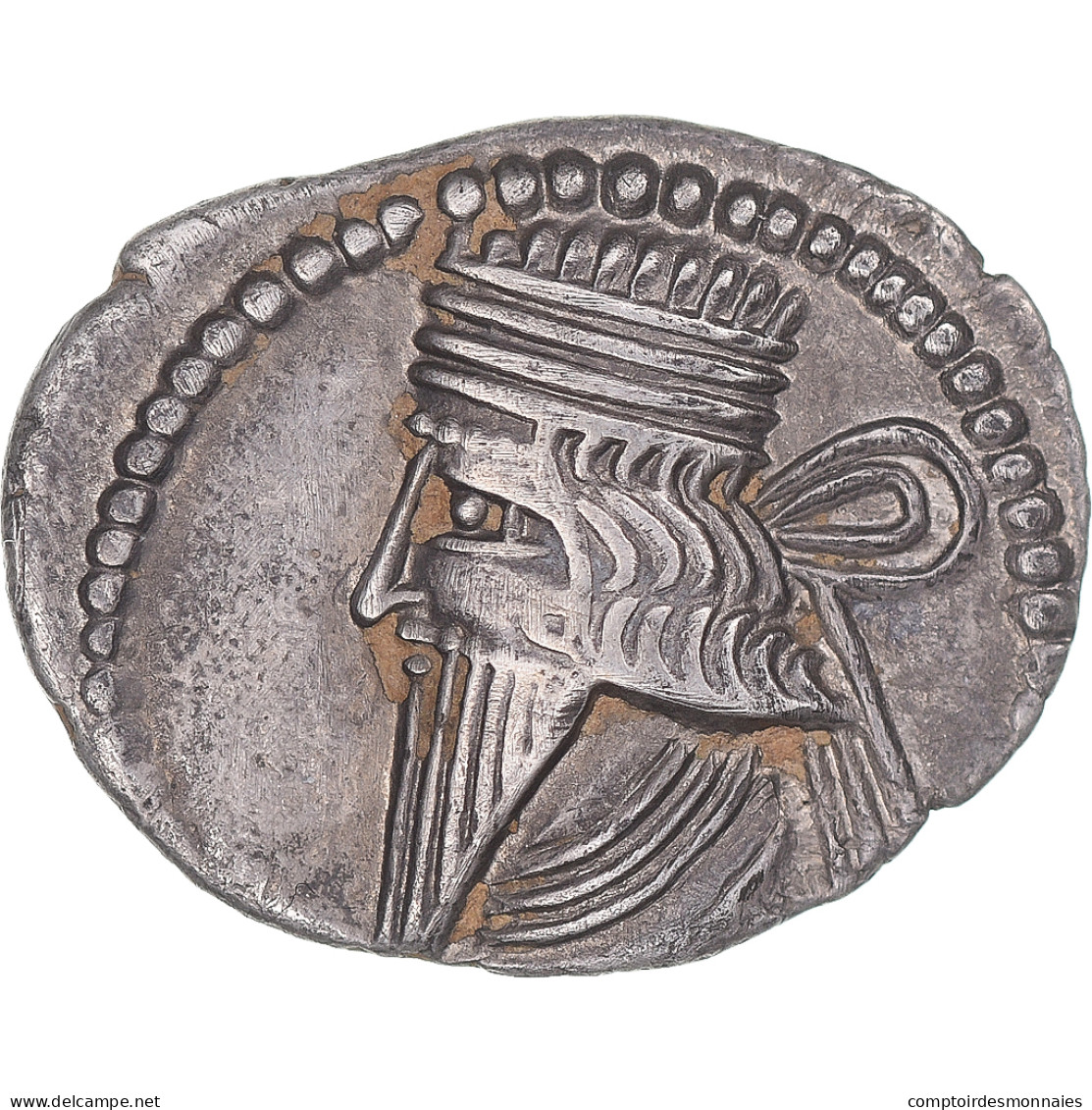 Monnaie, Royaume Parthe, Pakoros I, Drachme, 78-120, Ecbatane, TTB+, Argent - Oriental
