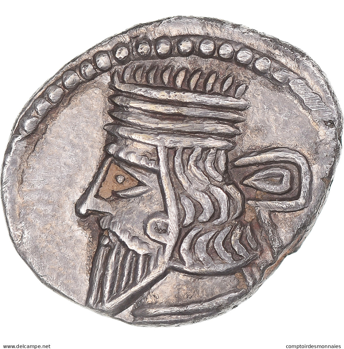 Monnaie, Royaume Parthe, Pakoros I, Drachme, 78-120, Ecbatane, TTB+, Argent - Oosterse Kunst