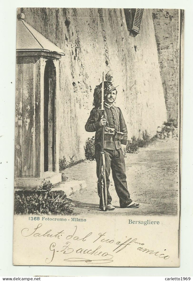 BERSAGLIERE - CARTOLINA VIAGGIATA FP - Regiments