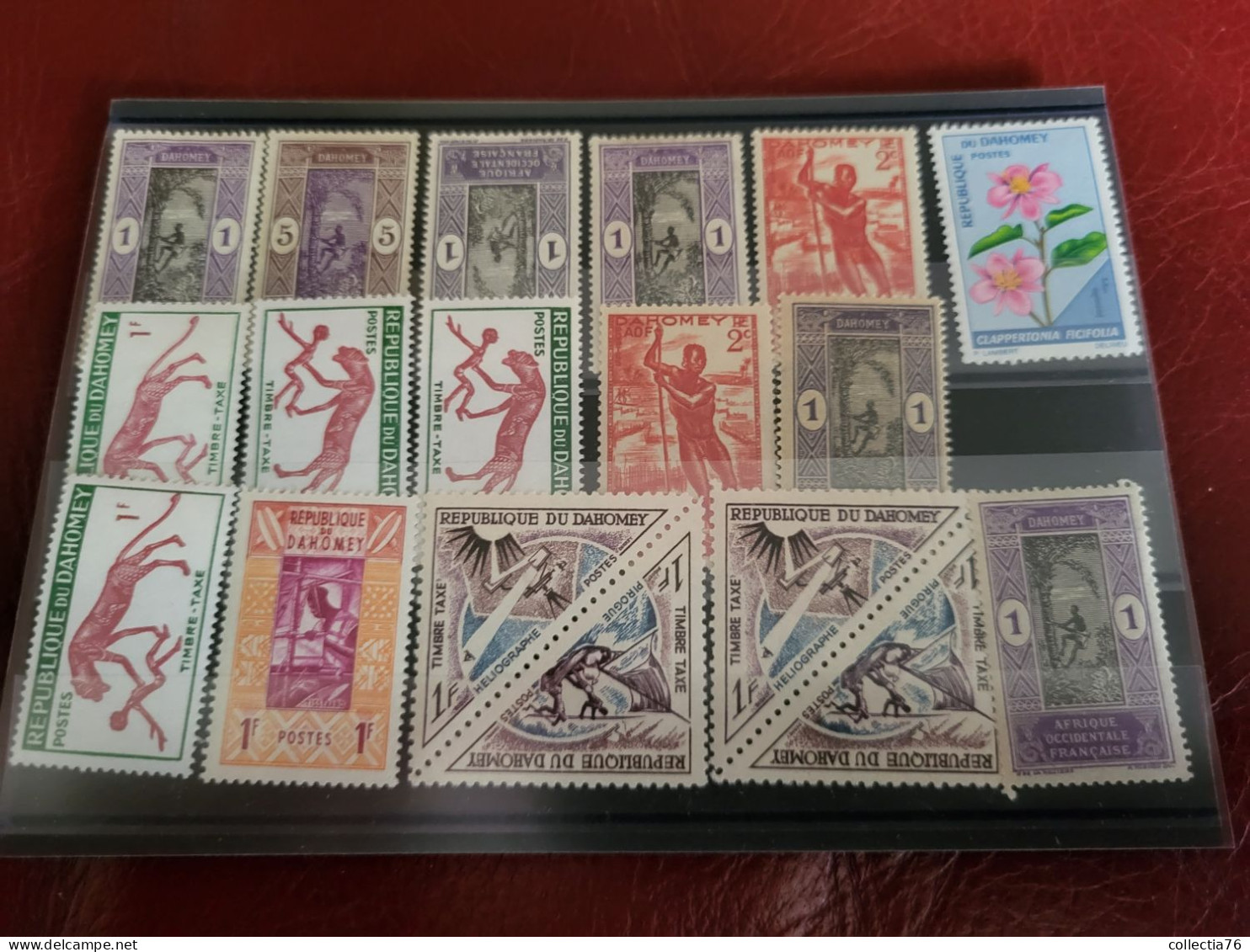 LOT 5000 TIMBRES COLONIES AFRIQUE ASIE OCEANIE PACIFIQUE MEMEL ST PIERRE MIQUELON NEUFS ET OBLITERES VOIR ANNONCE