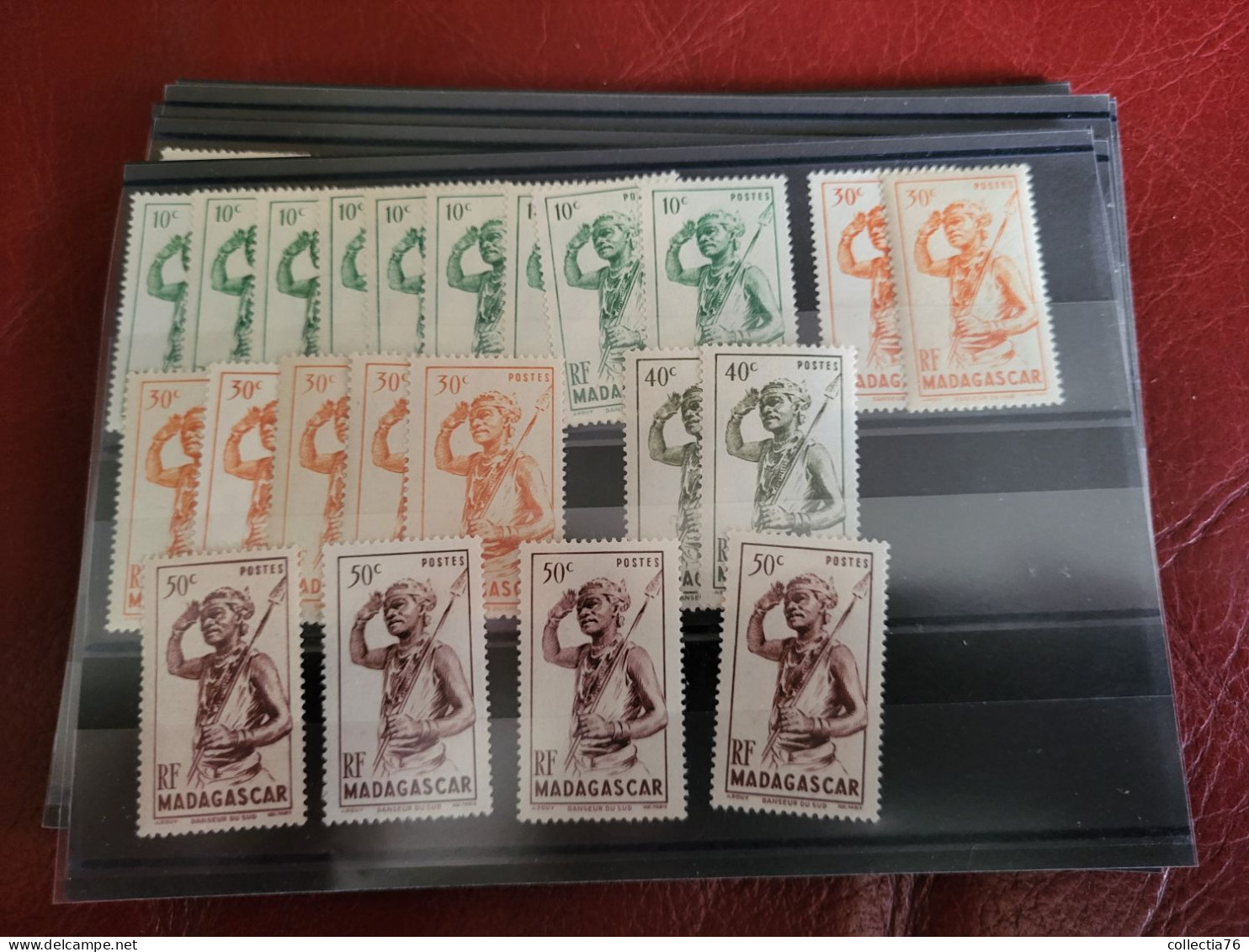 LOT 5000 TIMBRES COLONIES AFRIQUE ASIE OCEANIE PACIFIQUE MEMEL ST PIERRE MIQUELON NEUFS ET OBLITERES VOIR ANNONCE