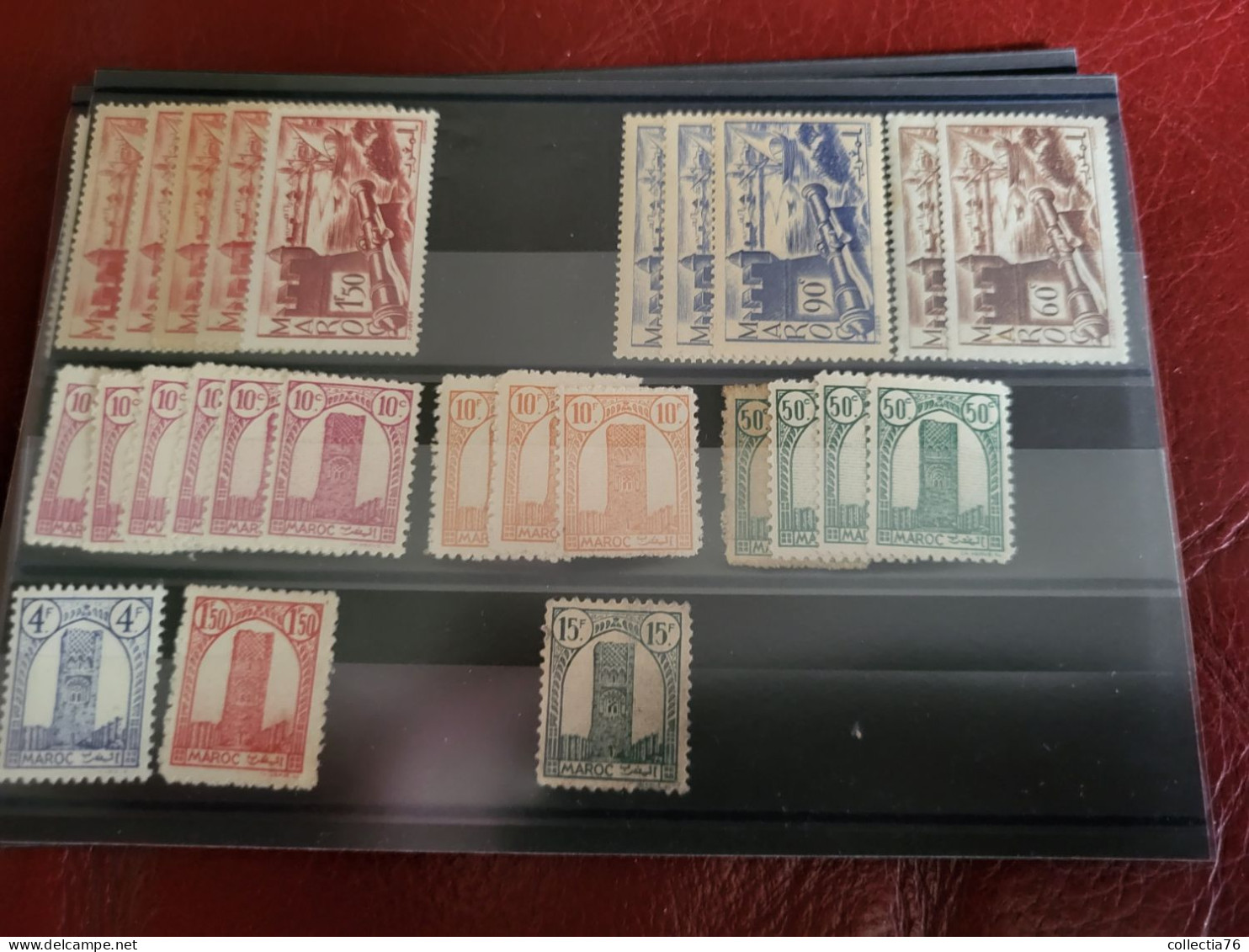 LOT 5000 TIMBRES COLONIES AFRIQUE ASIE OCEANIE PACIFIQUE MEMEL ST PIERRE MIQUELON NEUFS ET OBLITERES VOIR ANNONCE