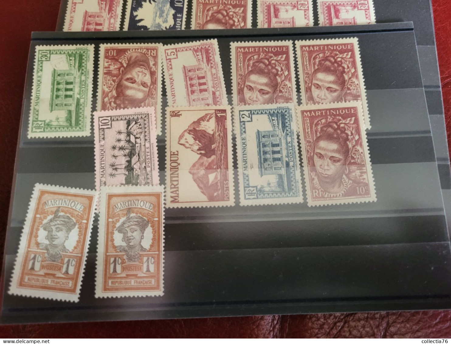 LOT 5000 TIMBRES COLONIES AFRIQUE ASIE OCEANIE PACIFIQUE MEMEL ST PIERRE MIQUELON NEUFS ET OBLITERES VOIR ANNONCE