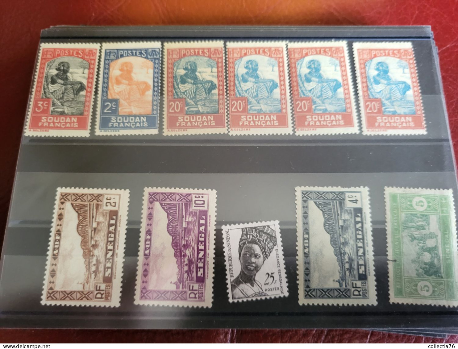 LOT 5000 TIMBRES COLONIES AFRIQUE ASIE OCEANIE PACIFIQUE MEMEL ST PIERRE MIQUELON NEUFS ET OBLITERES VOIR ANNONCE