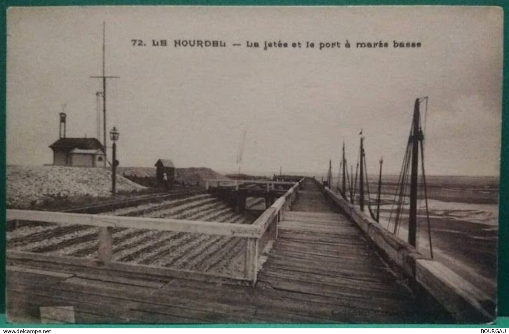 80 / Somme / Le Hourdel / La Jetée Et Le Port à Marée Basse / N°: 72 / Edit : Galeries Cayolaises - Le Hourdel