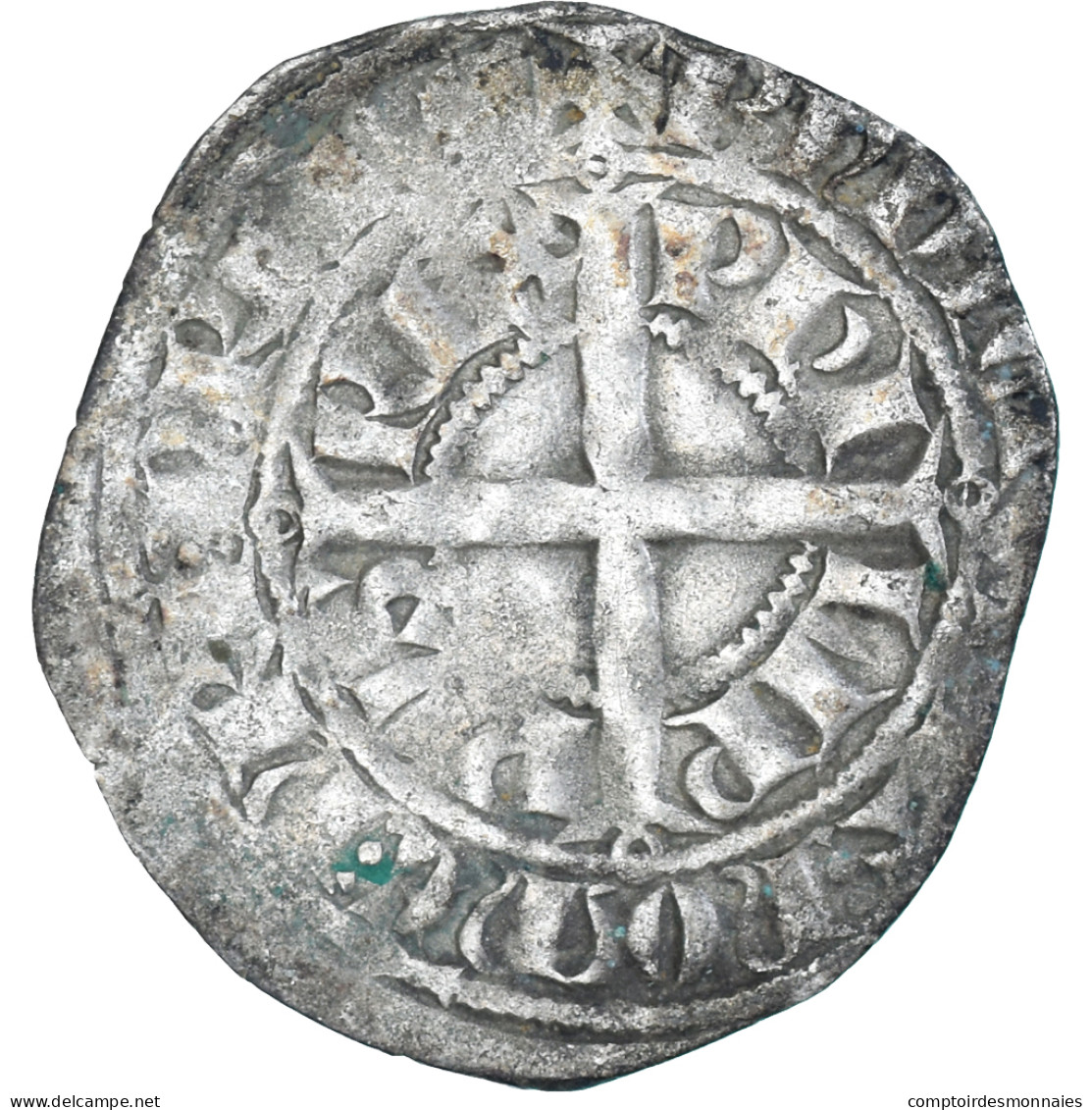 Monnaie, France, Philippe VI, Gros à La Couronne, 1328-1350, TB+, Billon - 1328-1350 Philipp VI.