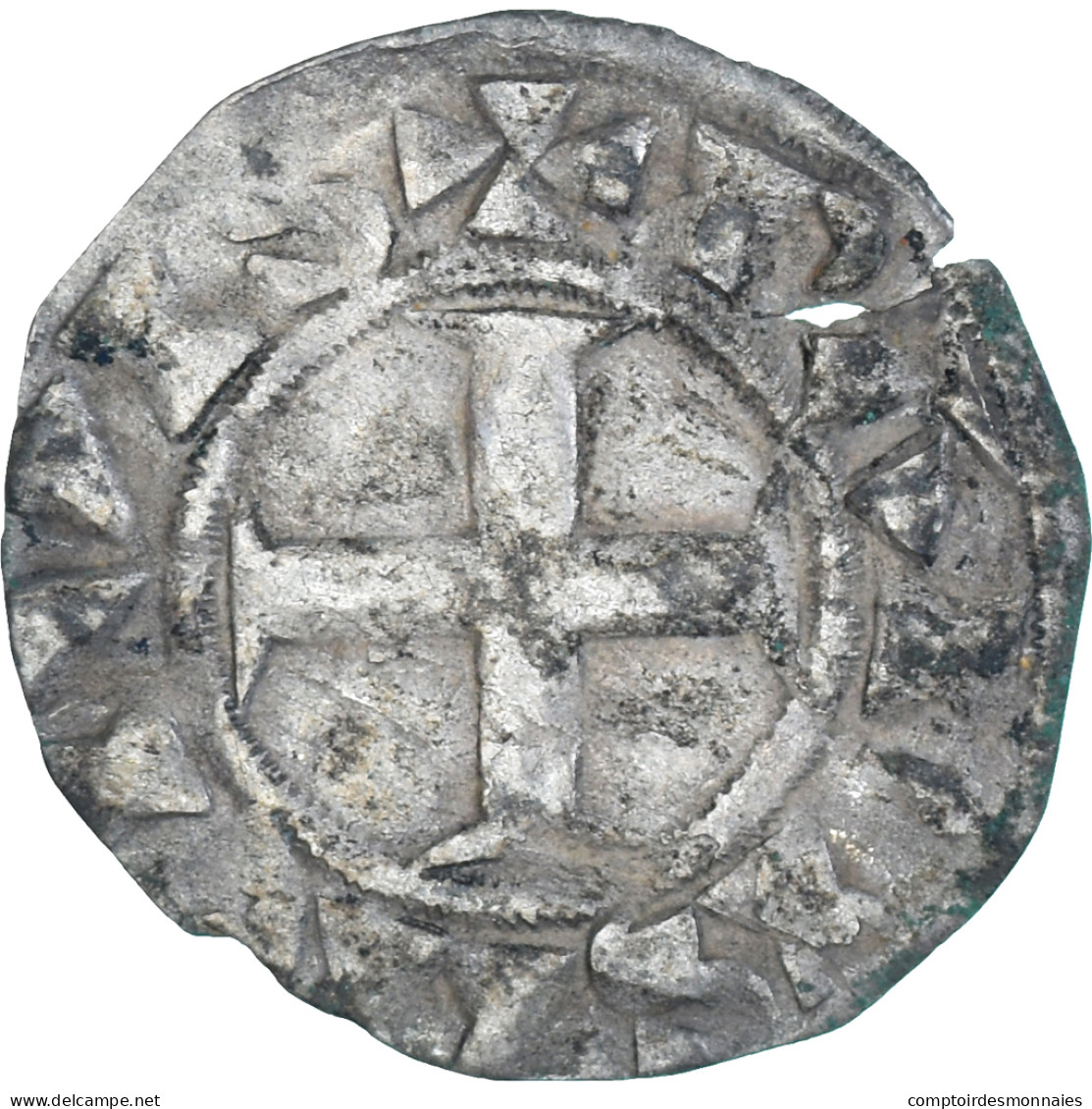 France, Louis VII, Denier, Paris, Argent, TTB, Duplessy:146 - 1137-1180 Louis VII Le Jeune