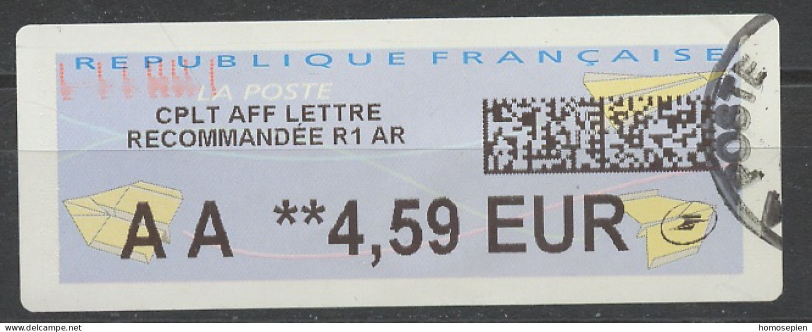 France - Frankreich Affranchissement 2000 Y&T N°AA4,59€ - Michel N°ATM(?) (o)  - Lettre Prioritaire - 2000 Type « Avions En Papier »