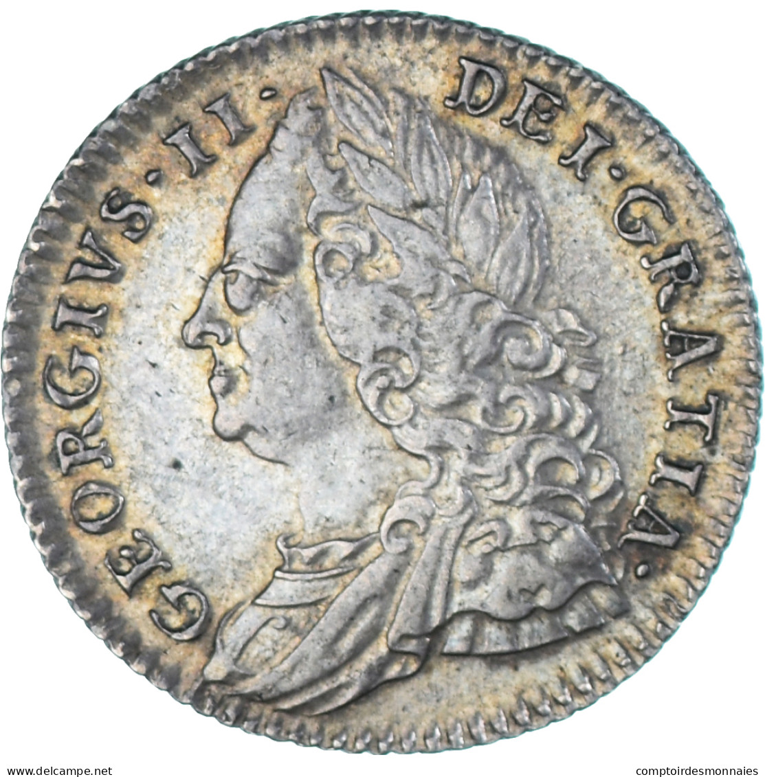 Monnaie, Grande-Bretagne, George II, 6 Pence, 1757, TTB+, Argent, KM:582.2 - G. 6 Pence