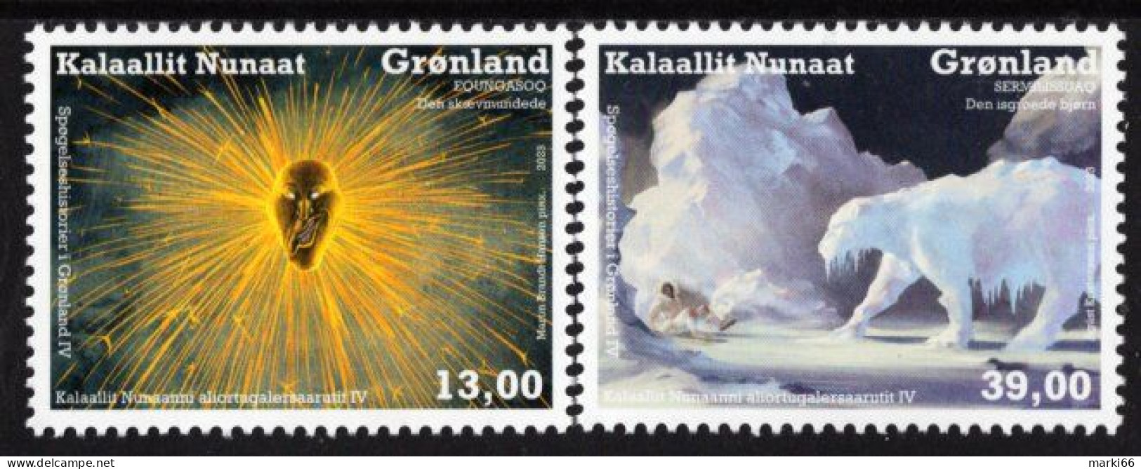 Greenland - 2023 - Ghost Stories - Mint Stamp Set - Unused Stamps