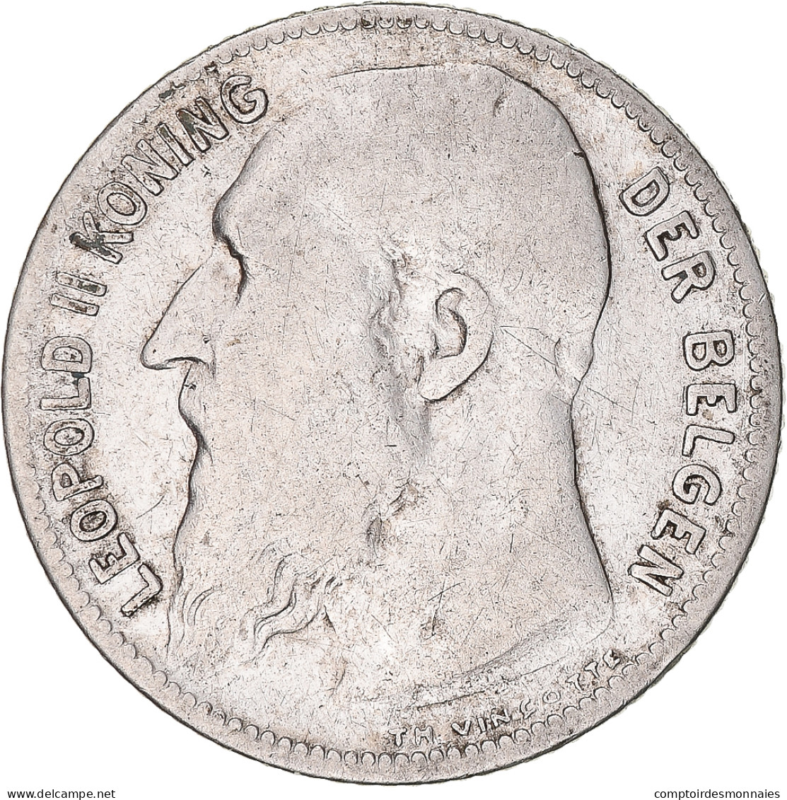 Monnaie, Belgique, Leopold II, Franc, 1909, TB+, Argent, KM:57.1 - 1 Frank