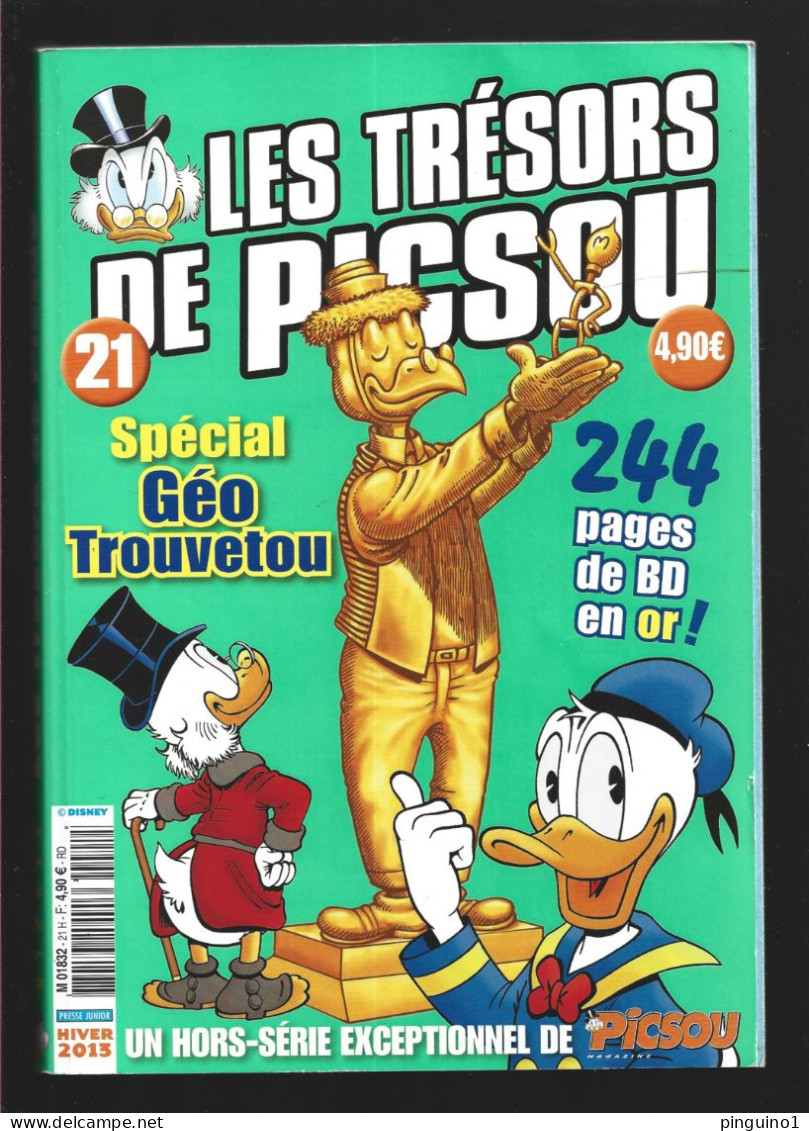 Les Trésors De Picsou  4 Volumes - Paquete De Libros