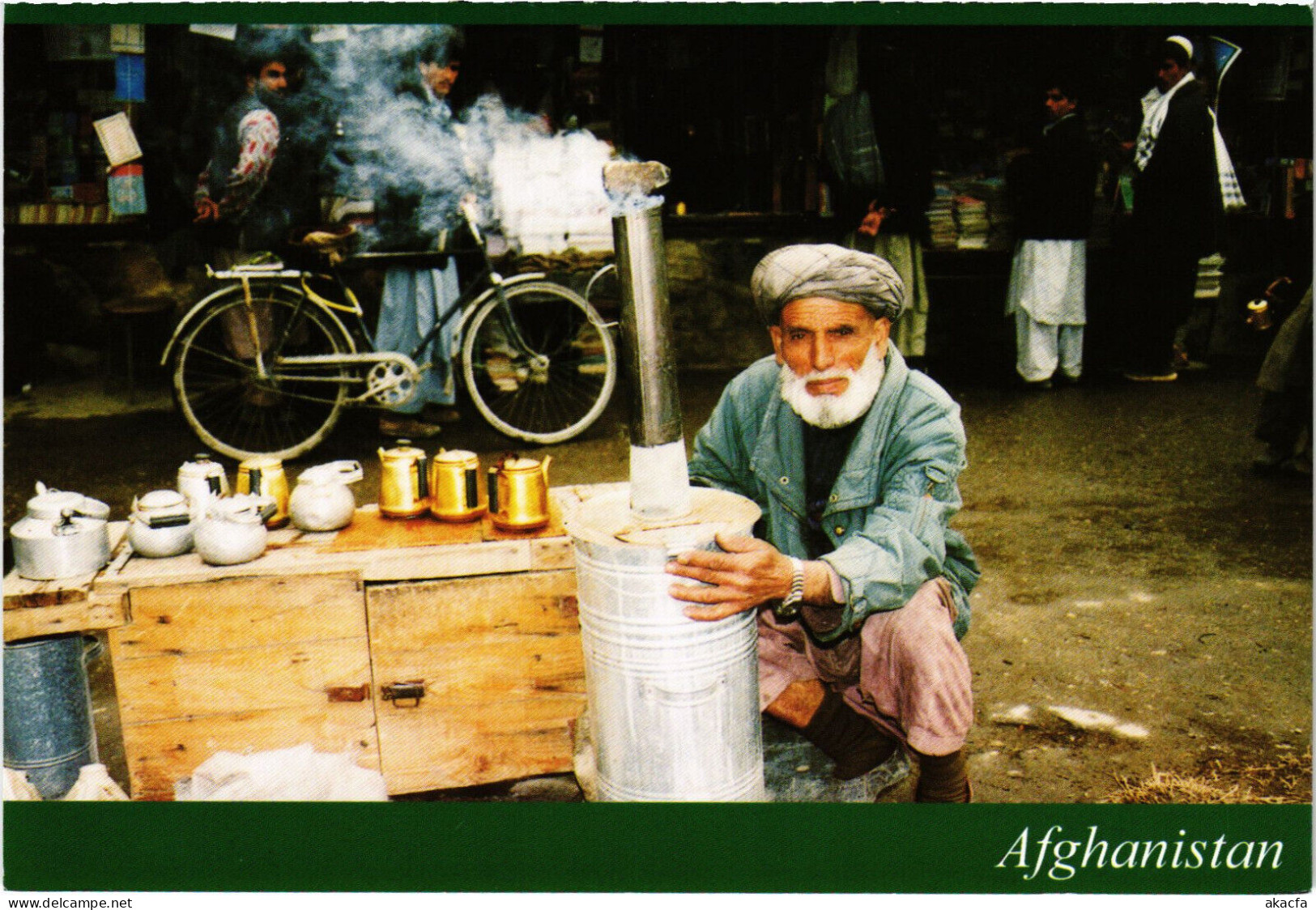 PC AFGHANISTAN, COFFEE VENDOR, Modern Postcard (b48152) - Afganistán