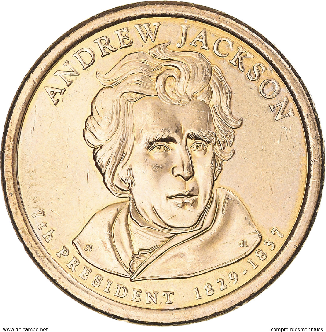 Monnaie, États-Unis, Andrew Jackson, Dollar, 2008, U.S. Mint, Denver, SUP+ - 2007-…: Presidents