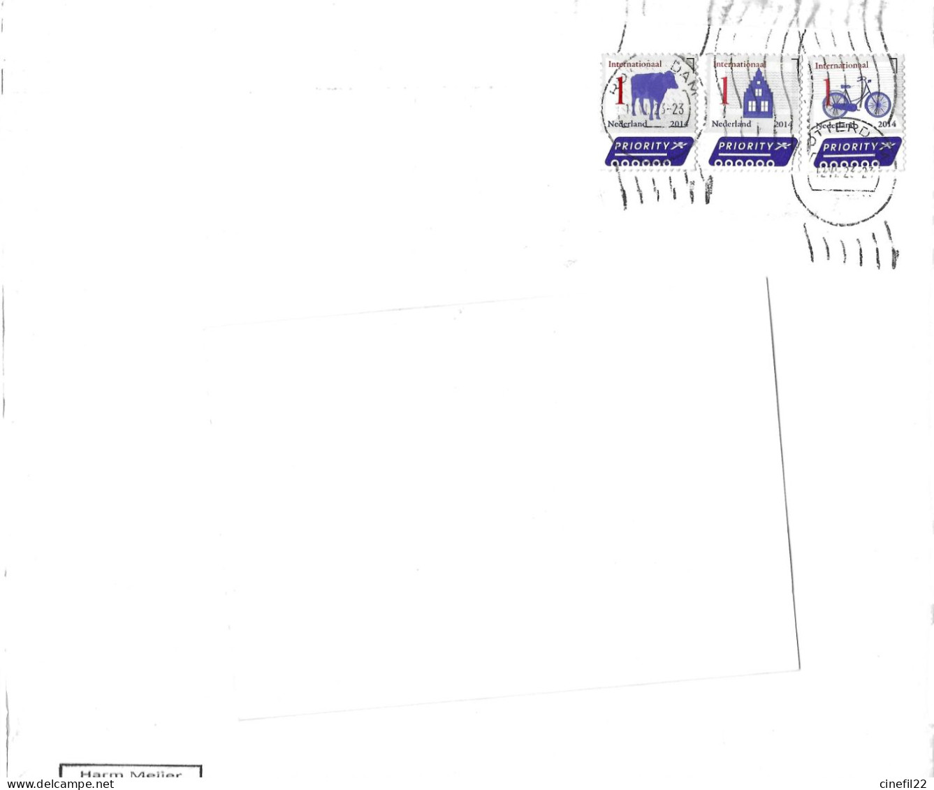 PAYS-BAS, Vache, Façade Typique, Vélo, Bicyclette, Sur Lettre 2023 - Covers & Documents