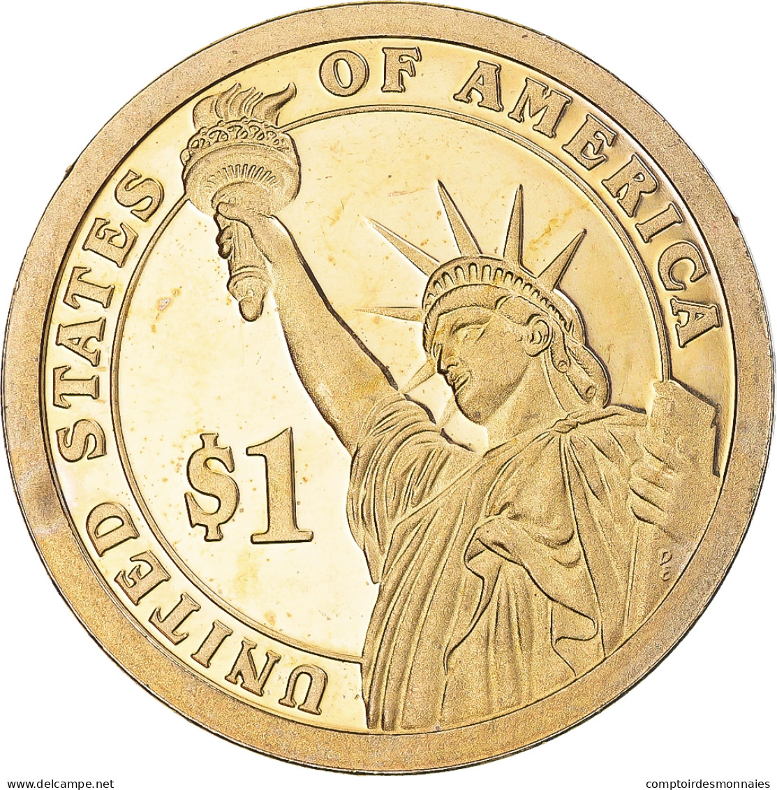 Monnaie, États-Unis, Franklin Pierce, Dollar, 2010, San Francisco, Satin - 2007-…: Presidents