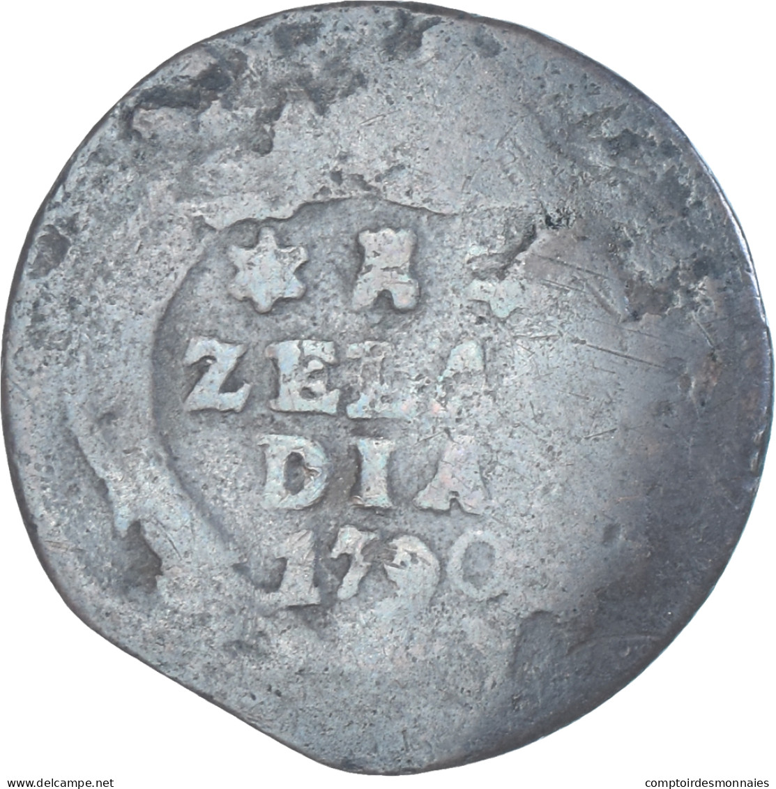 Monnaie, Pays-Bas, Duit, 1790, B+, Cuivre, KM:101.1 - …-1795 : Periodo Antiguo
