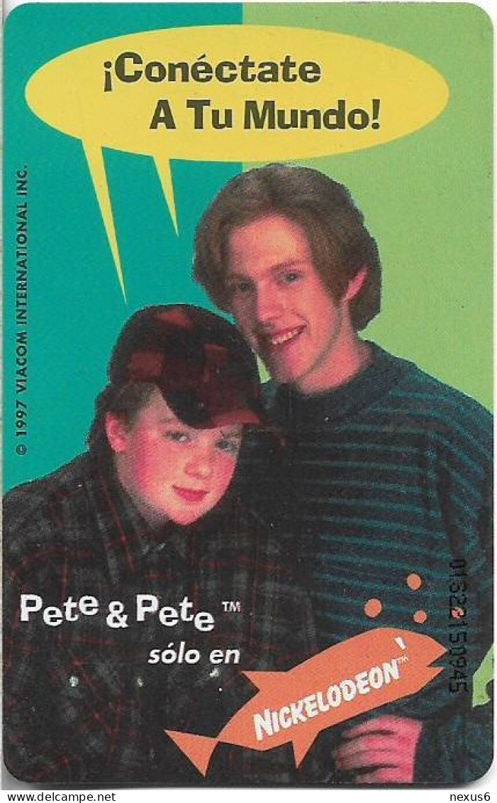 Peru - Telefónica - Nickelodeon, Cable Mágico, Pete & Pete, 20+2 S., 09.1997, Used - Peru