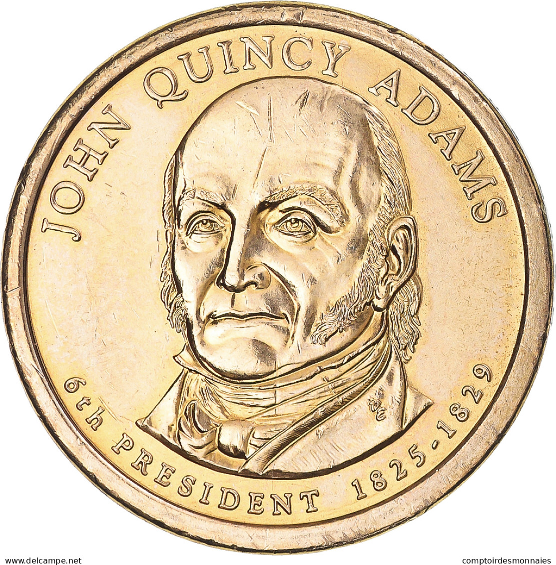 Monnaie, États-Unis, John Quincy Adams, Dollar, 2008, U.S. Mint, Philadelphie - 2007-…: Presidents