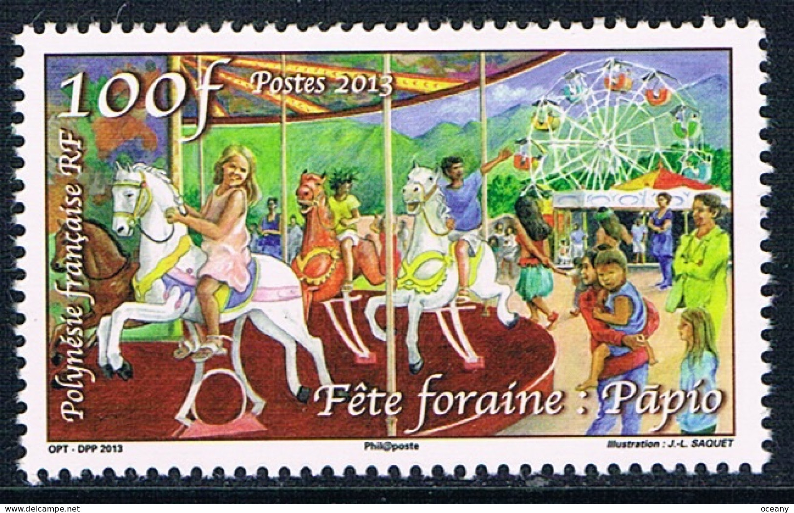 Polynésie Française - La Fête Foraine 1033 (année 2013) ** - Neufs