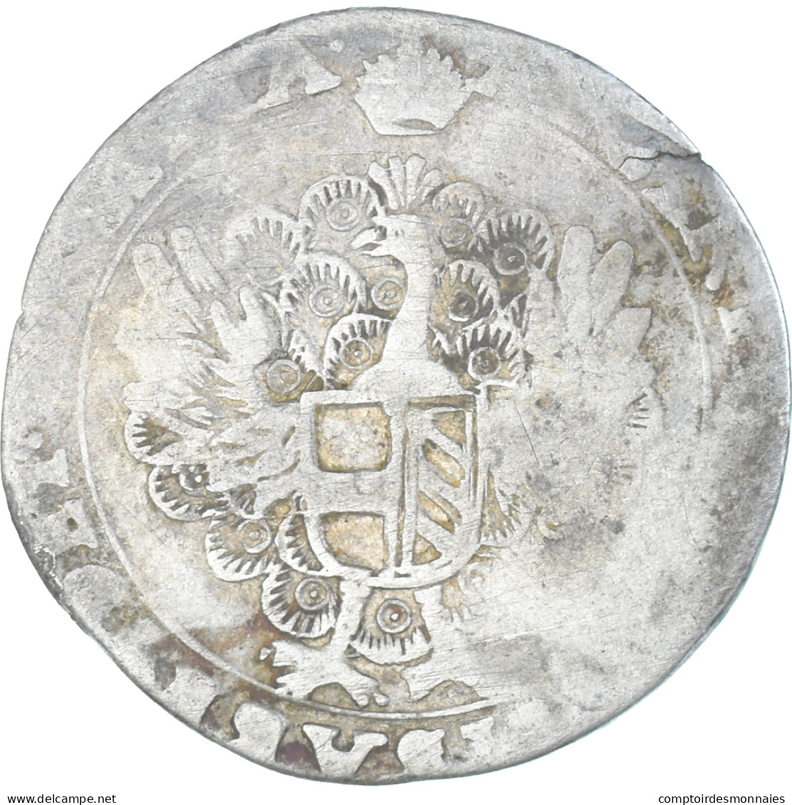 Monnaie, Belgique, Albert & Isabelle, Escalin Au Paon, N.d. (1598-1621), Bruges - Andere & Zonder Classificatie