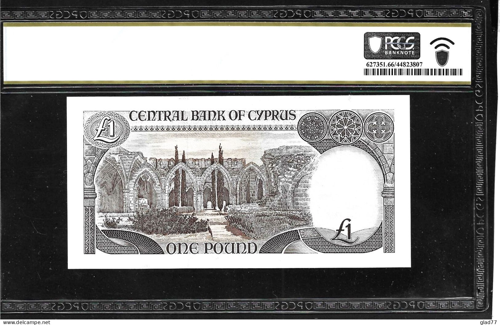 Cyprus  One Pound 1.2.1992 PCGS  66PPQ  GEM UNC! - Zypern