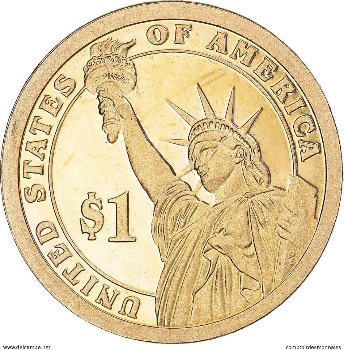 Monnaie, États-Unis, Millard Fillmore, Dollar, 2010, San Francisco, Satin - 2007-…: Presidents