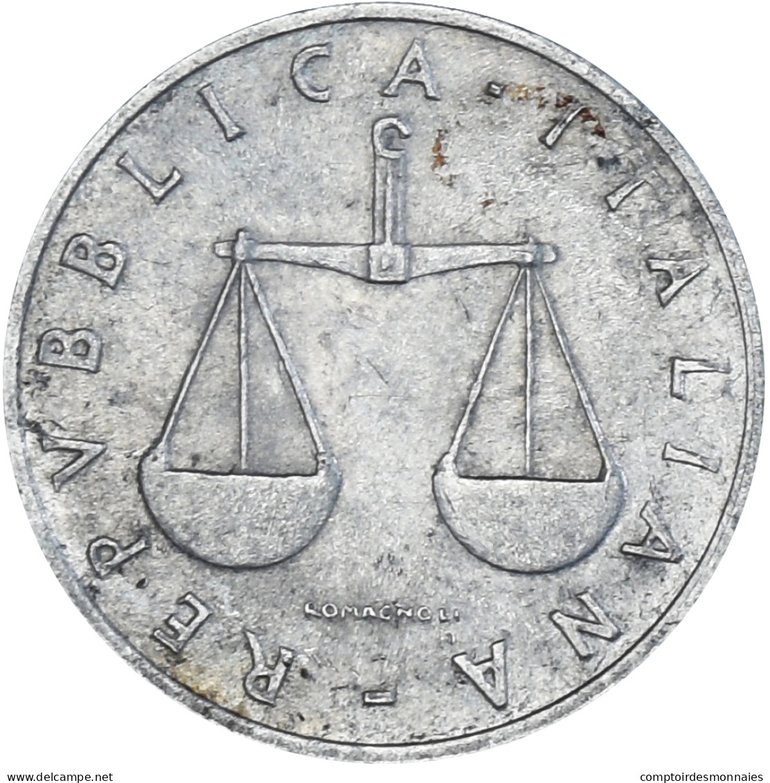 Monnaie, Italie, Lira, 1954, Rome, TTB, Aluminium, KM:91 - 1 Lira