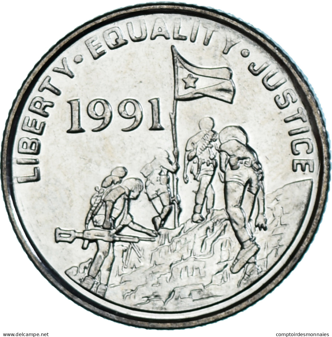 Monnaie, Érythrée, 10 Cents, 1997, SPL, Nickel Clad Steel, KM:45 - Erythrée