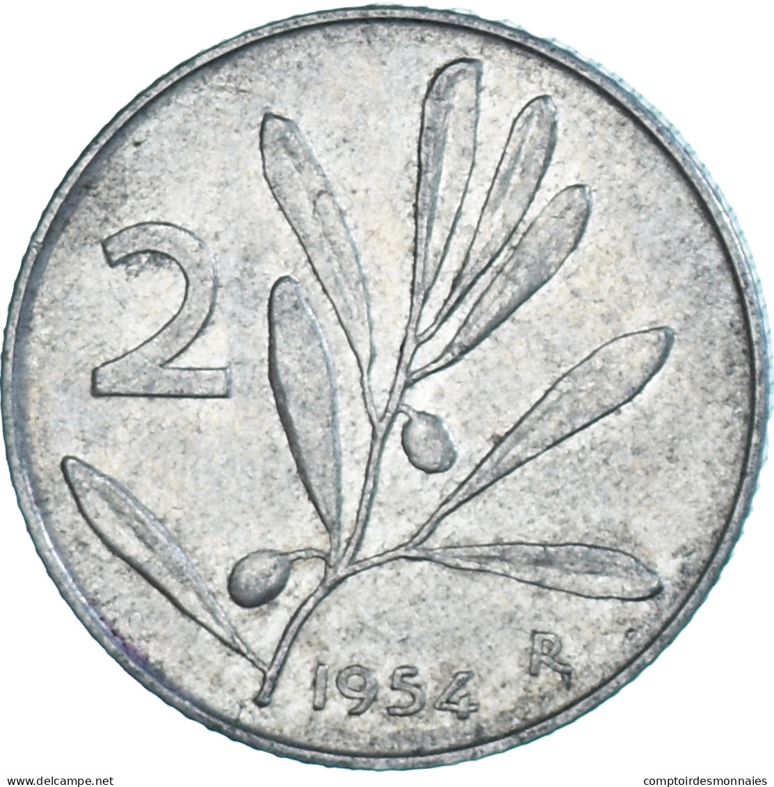 Monnaie, Italie, 2 Lire, 1954, Rome, TTB, Aluminium, KM:94 - 2 Lire