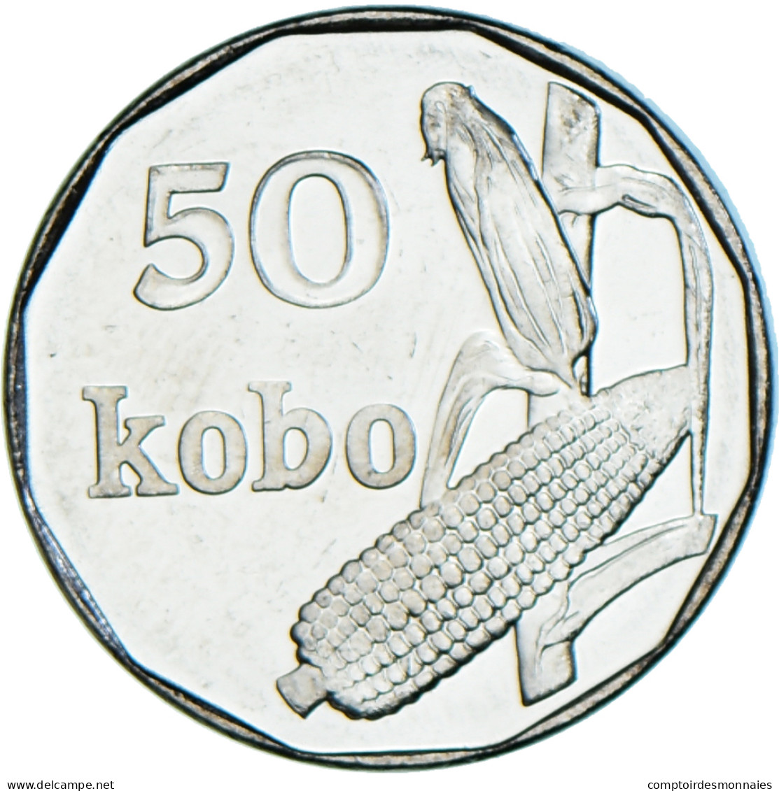 Monnaie, Nigéria, 50 Kobo, 2006, SPL, Nickel Clad Steel, KM:13.3 - Nigeria