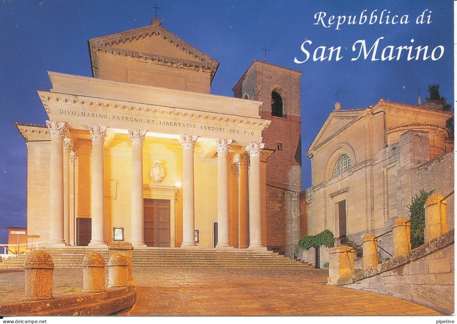 San Marino Postcard Sent To Denmark 14-9-1998 - San Marino