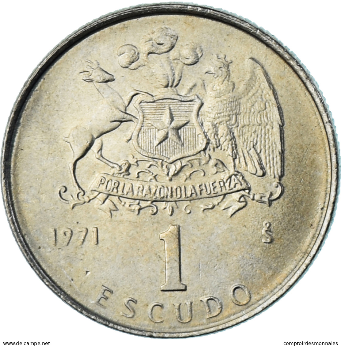 Monnaie, Chili, Escudo, 1971, SUP, Cupro-nickel, KM:197 - Chili