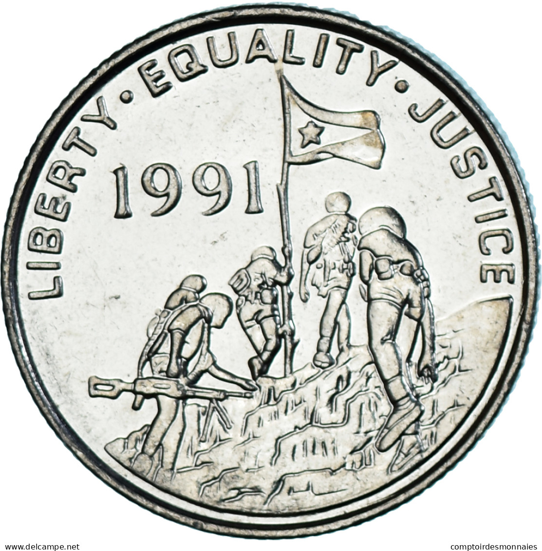 Monnaie, Érythrée, 100 Cents, 1997, SPL, Nickel Clad Steel, KM:48 - Eritrea