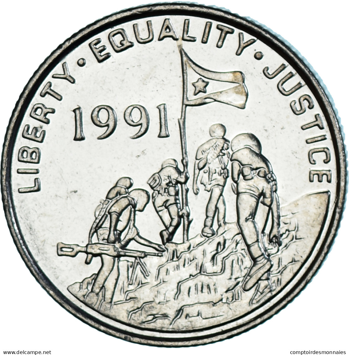 Monnaie, Érythrée, 100 Cents, 1997, SPL, Nickel Clad Steel, KM:48 - Erythrée