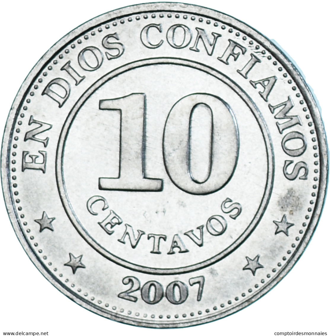 Monnaie, Nicaragua, 10 Centavos, 2007, SPL, Aluminium, KM:105 - Nicaragua